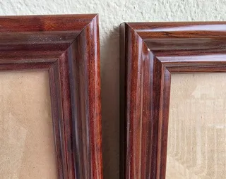 Nº33 2 Marcos de madera antiguos