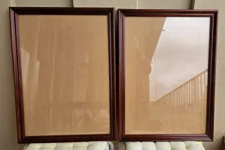 Nº33 2 Marcos de madera antiguos