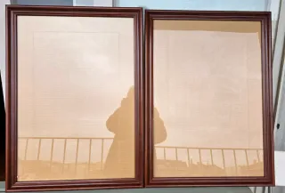 Nº33 2 Marcos de madera antiguos