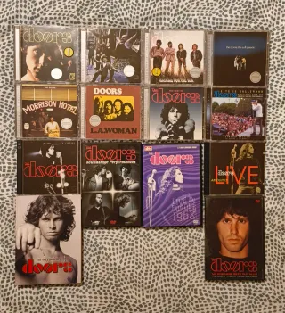 Lote CD's y DVD's The Doors