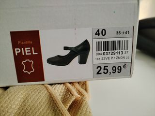 Zapatos Comfeet  Talla 40 Negros