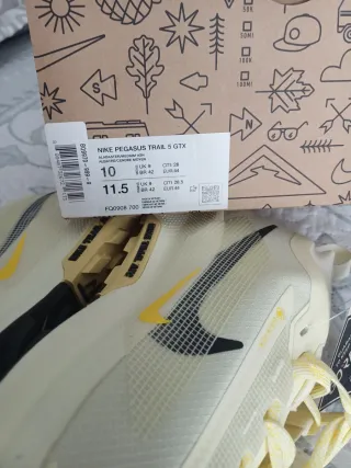 Zapatillas Nike Pegasus Trail 5 Gore-Tex Beige/Ama