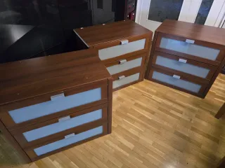 2x Cajonera PAX Ikea Marrón 76x48x71 cm de alto