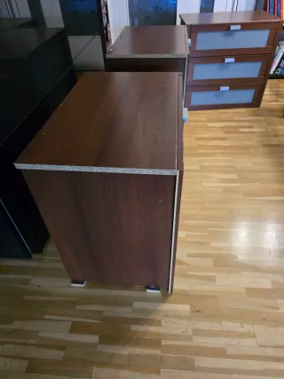 2x Cajonera PAX Ikea Marrón 76x48x71 cm de alto