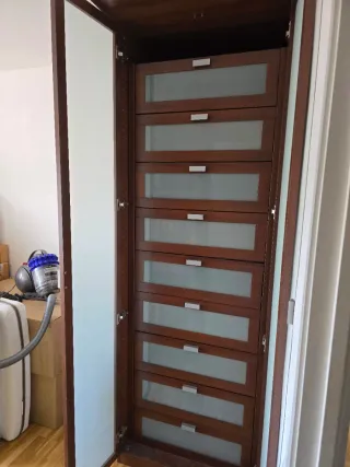 2x Cajonera PAX Ikea Marrón 76x48x71 cm de alto