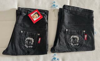 Pantalón negro Betty Boop (Talla 14)