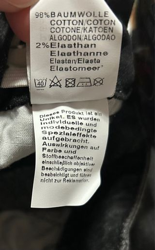 Pantalón negro Betty Boop (Talla 14)