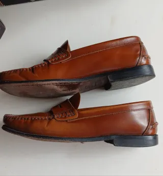 Mocasines de piel marrones