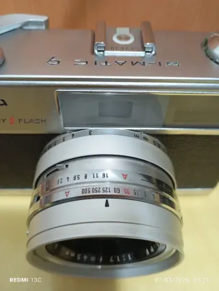 Cámara Minolta Flash HI-Matic 9 ➕ Funda Original