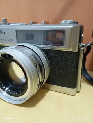 Cámara Minolta Flash HI-Matic 9 ➕ Funda Original