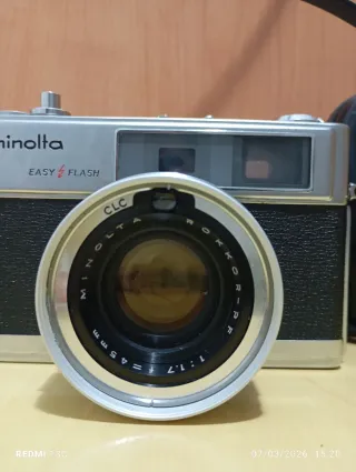 Cámara Minolta Flash HI-Matic 9 ➕ Funda Original