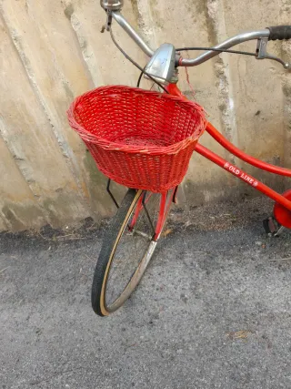 Bicicletta Donna Vintage Old Line Rossa
