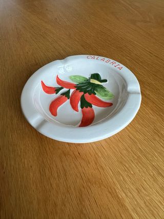 Posacenere Calabria Ceramica Souvenir Originale