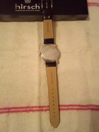 Reloj Hirsch Negro. Sky Pilot