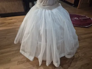 Cancán de niña blanco