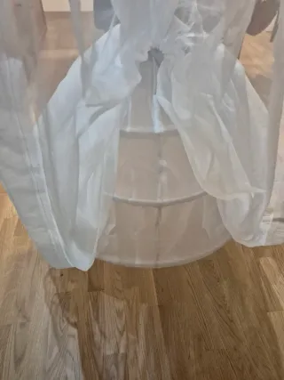 Cancán de niña blanco