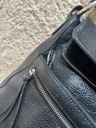 Borsa Furla Hobo Vintage Vera Pelle Nera