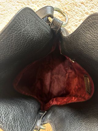 Borsa Furla Hobo Vintage Vera Pelle Nera