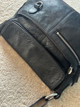 Borsa Furla Hobo Vintage Vera Pelle Nera