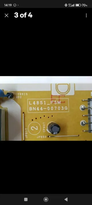 Piezas TV Samsung UE40J6200 - Pantalla Rota