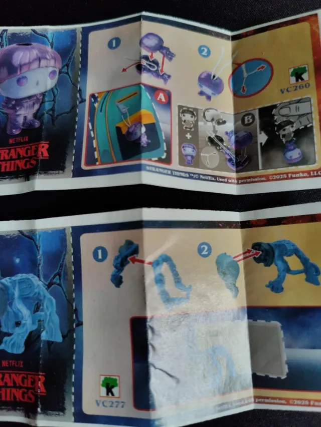 Papel Kinder Funko Stranger Things VC260 VC277