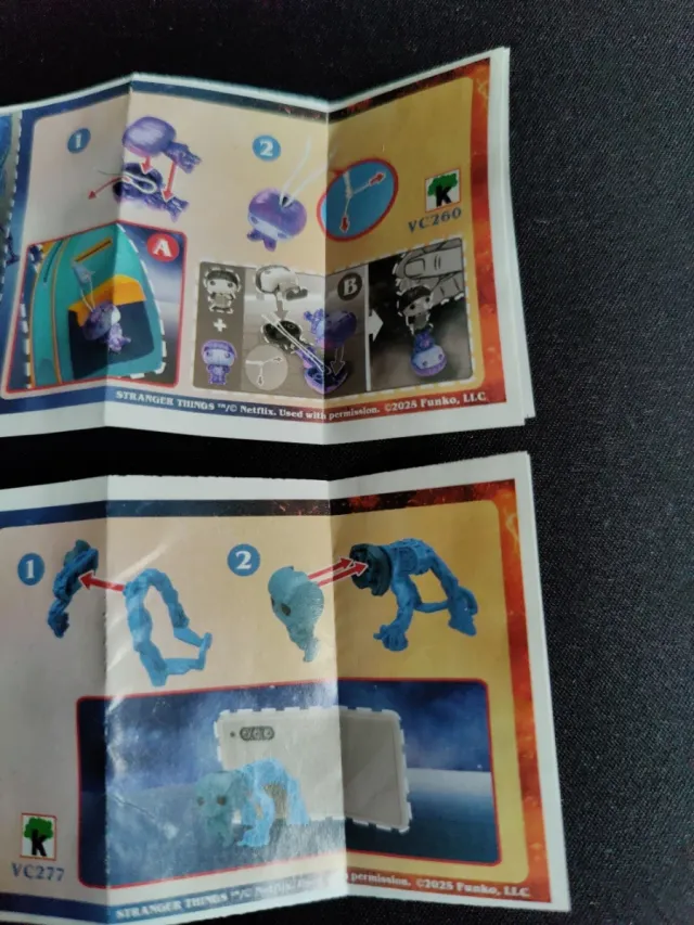 Papel Kinder Funko Stranger Things VC260 VC277