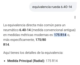 Rueda Firestone 6.40-14 T110