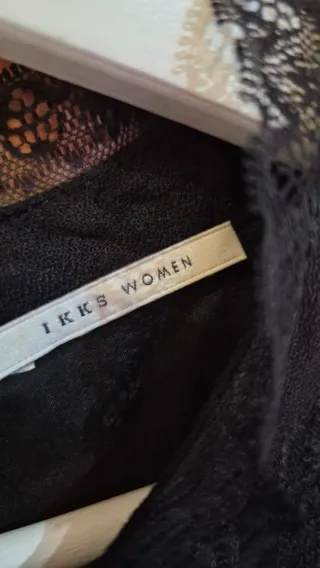 Vestido negro 3/4 IKKS