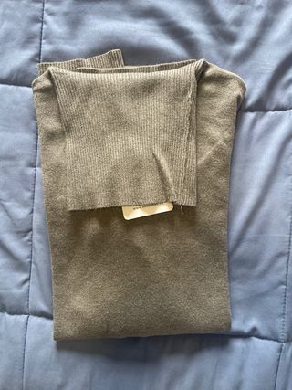 Maglia uomo collo alto marrone taglia L