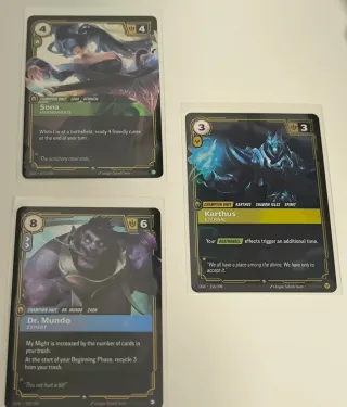 Sona - Karthus - Dr Mundo | Riftbound Origins