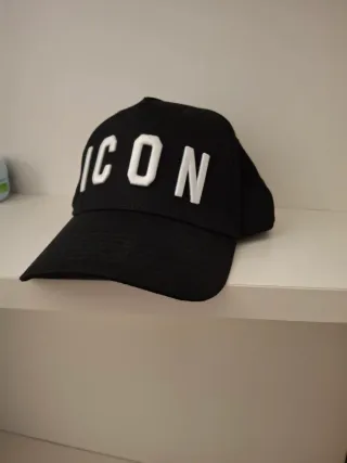 Cappello ICON Dsquared2 taglia unica nero