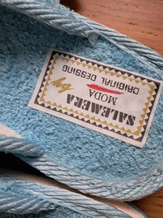 Zapatillas Salemerá Azul Talla 38