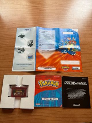 Pokémon Rubí original completo🇪🇸
