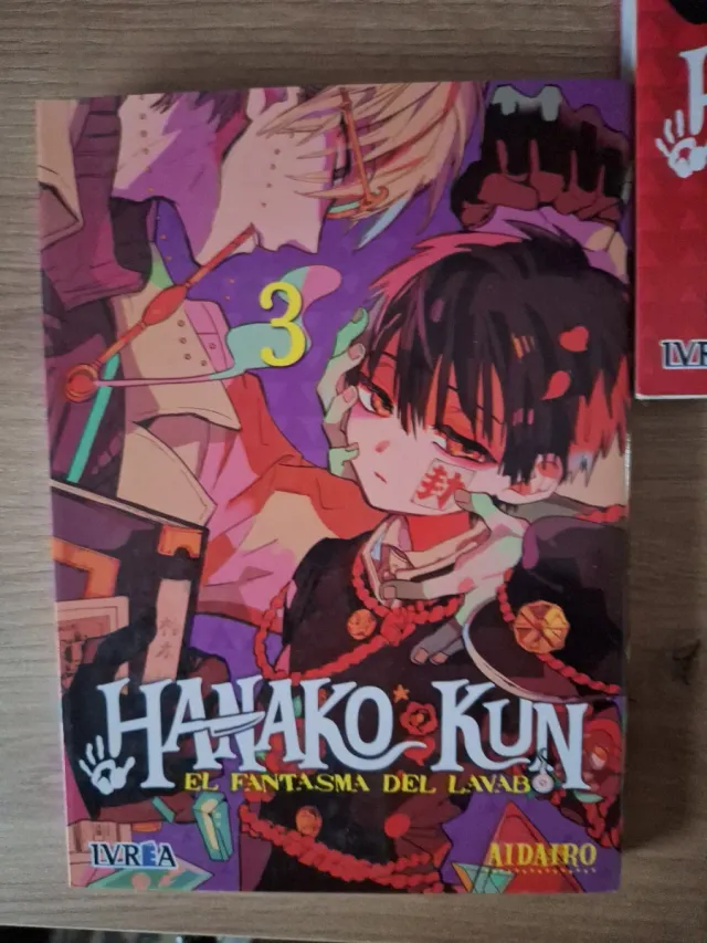 Hanako Kun El fantasma del lavabo tomos 1,2 y 3