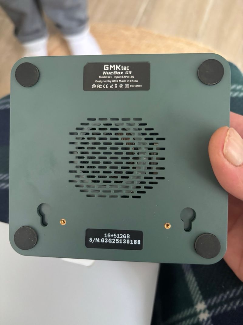 Mini PC GMKtec NucBox G3 16GB RAM 512GB SSD afbeelding 3