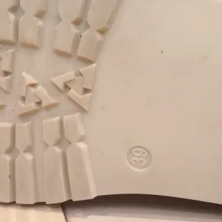 Botas militares Inside beige/blanco mujer