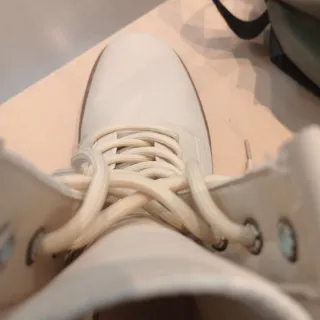 Botas militares Inside beige/blanco mujer