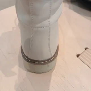 Botas militares Inside beige/blanco mujer