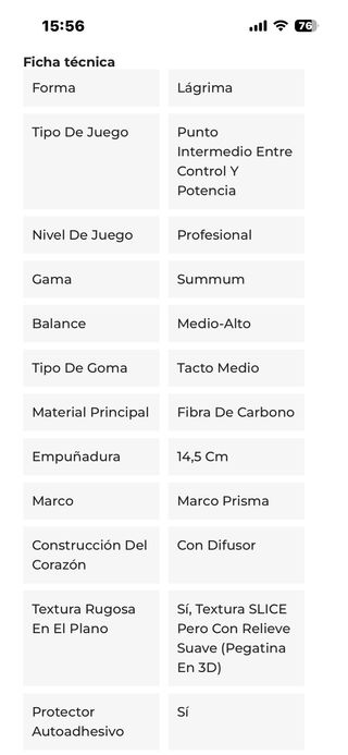 Pala de pádel Varlion Maxima Malmo Prisma