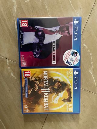 PS4 Hitman 2 y Mortal Kombat 11 Cambio por otros