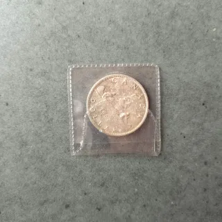 Moneda 1 Dólar Plata Canadá 1957