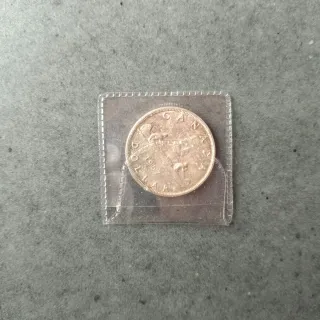 Moneda 1 Dólar Plata Canadá 1957