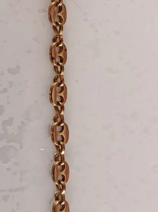 Pulsera bañada en oro