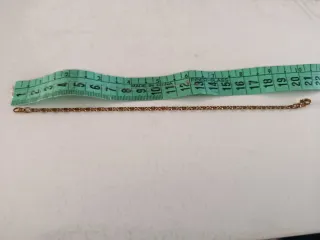 Pulsera bañada en oro