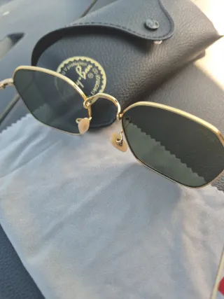 Gafas Ray Ban Hexagonal Doradas