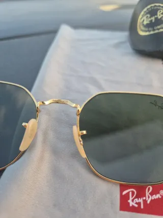 Gafas Ray Ban Hexagonal Doradas