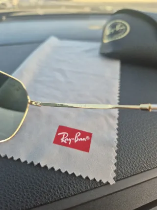 Gafas Ray Ban Hexagonal Doradas