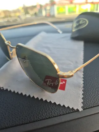 Gafas Ray Ban Hexagonal Doradas