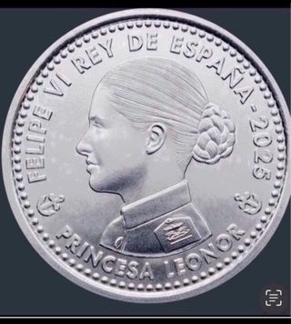 2 Monedas Plata Princesa Leonor 40€ 2025