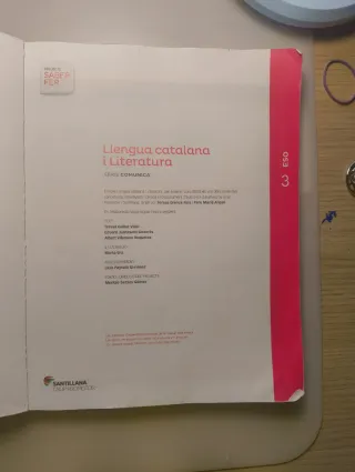 LLENGUA CATALANA I LITERATURA SERIE COMUNICA 3 ...